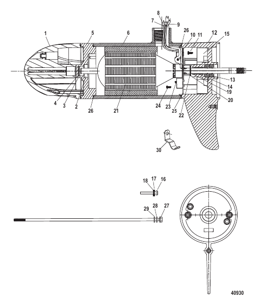 Lower Unit Assembly (70# - Variable) (879317T88)