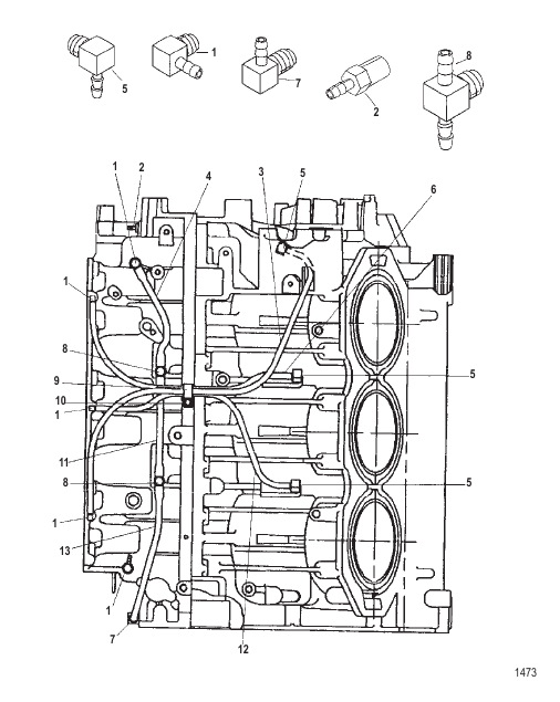 Oiling System (Center Main - Port)