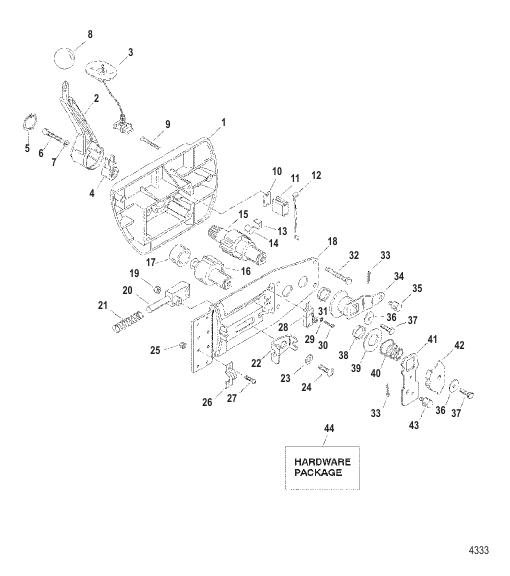 Remote Control Assembly (802755) (250 DFI Models)