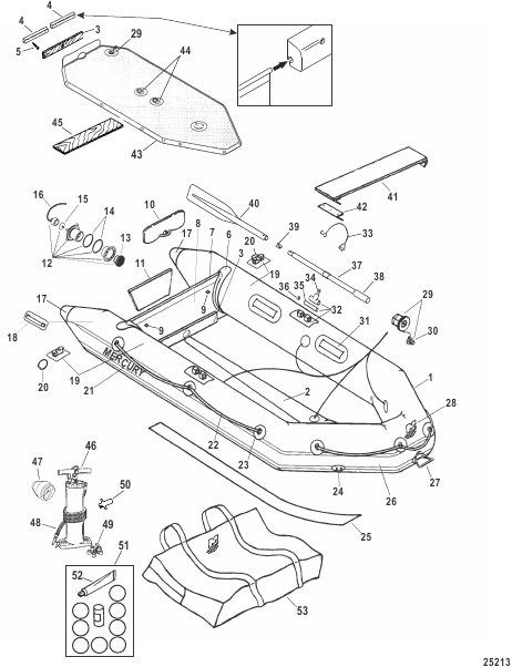 Mercury Air Deck Models (White)