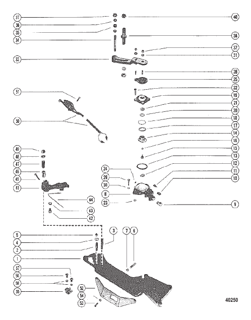 SHIFT BRACKET AND REVERSE LOCK VALVE