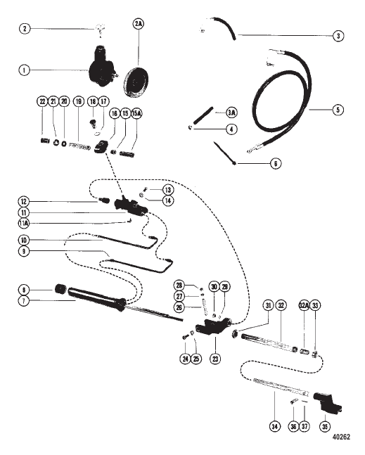 POWER STEERING COMPONENTS (WITH HOSES)