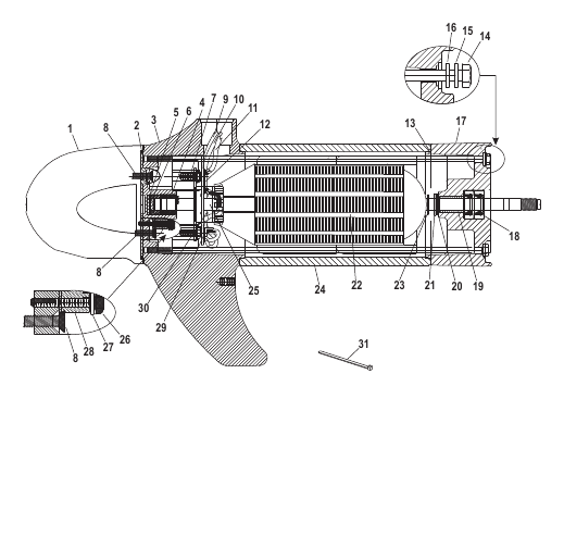 Lower Unit Assembly (82# - Variable) (MTP397012)