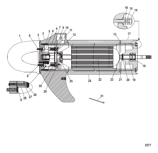 Lower Unit Assembly (105# - Variable) (MXP397012)