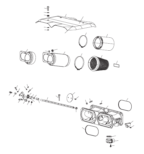 Intake Components (Air Plenum And Flame Arrestor)