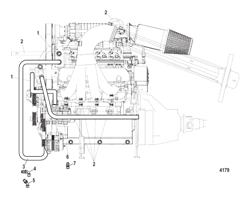 Cooling (Water Hoses And Fittings - Port)