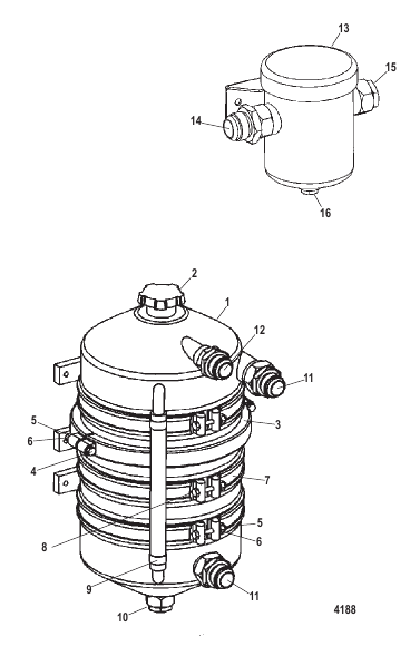 Oil Tank And Breather Assembly (Remote)