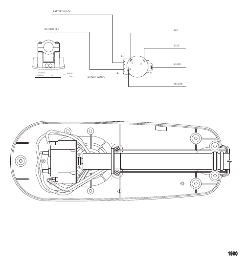 Wire Diagram (Model T25) (Without Quick Connect)