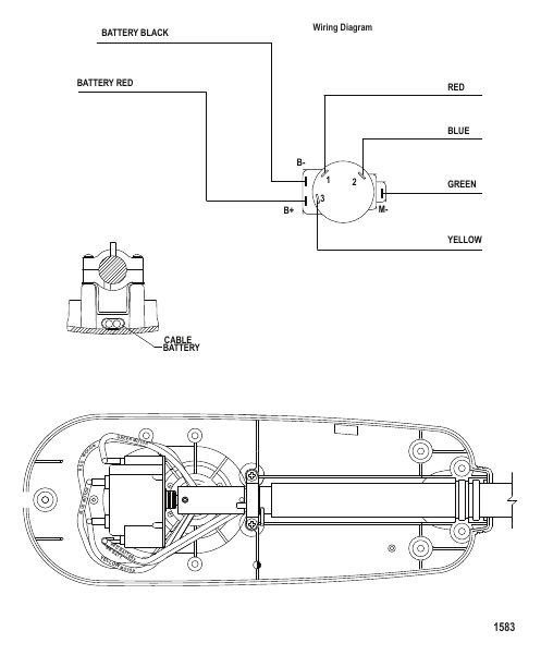 Wire Diagram (Model T34) (Without Quick Connect)