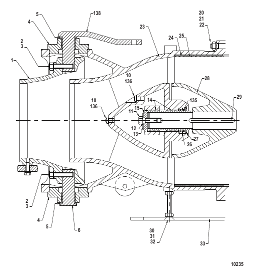 Nozzle Assembly (Cross Section A)
