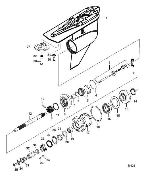 Gear Housing Propeller Shaft