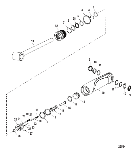 Power Trim Cylinder Repair Kits