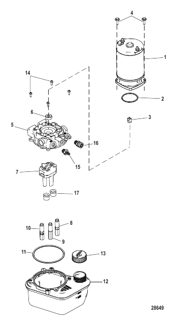 Trim Pump and Motor Components