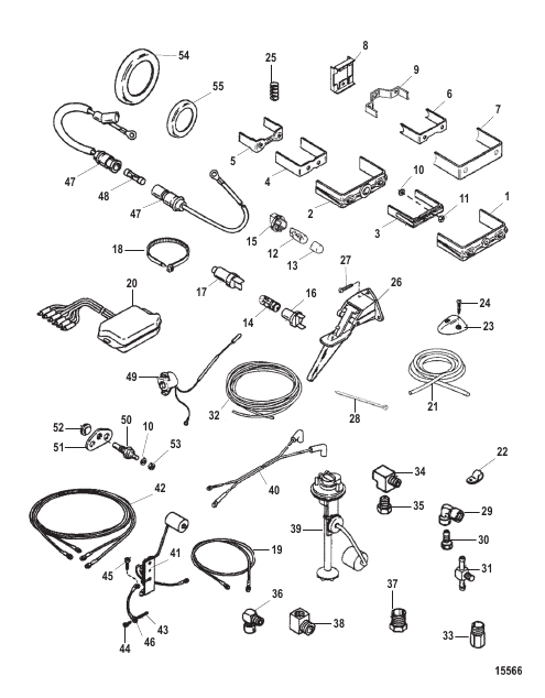 Mounting Hardware (White Casing Gauges)