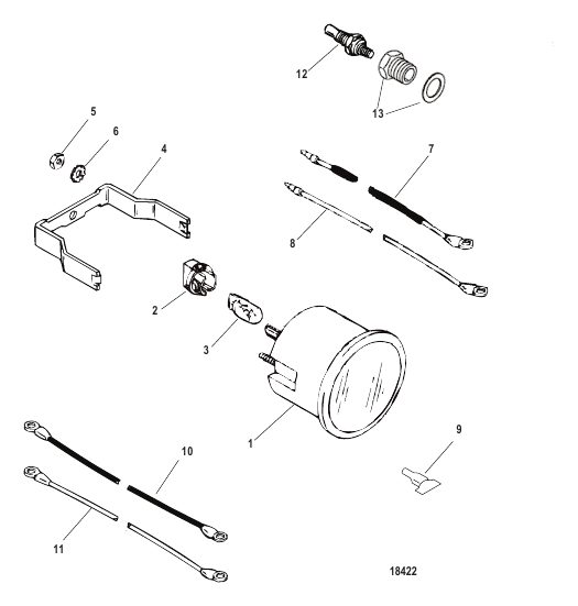 Gauge and Mounting Hardware Water Temperature (60-200 F)