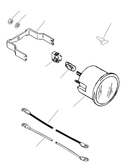 Gauge and Mounting Hardware Oil Pressure (895289 Series)