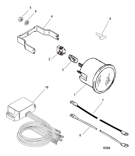 Gauge and Mounting Hardware Dual Engine Synchronizer