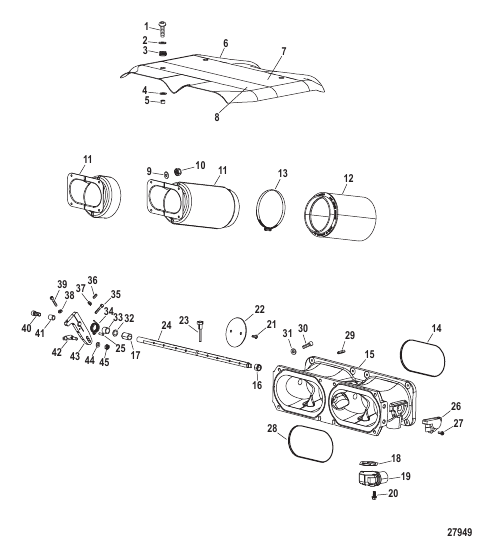 Intake Components (Air Plenum And Flame Arrestor)