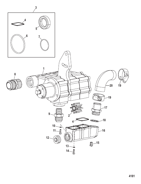 Cooling Components (Sea Water Pump - Design I)