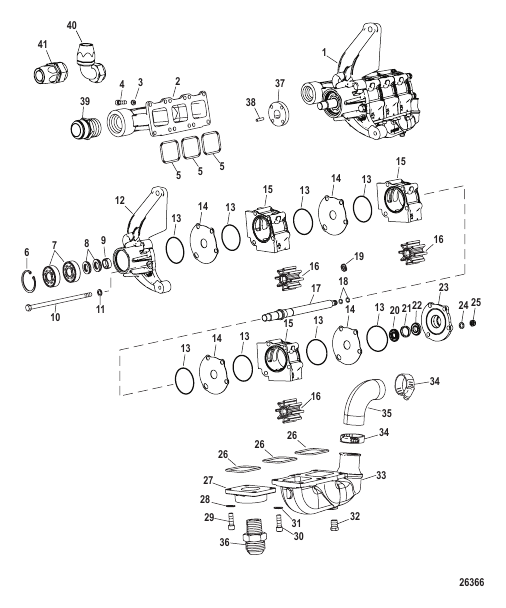 Cooling Components (Sea Water Pump - Design II)