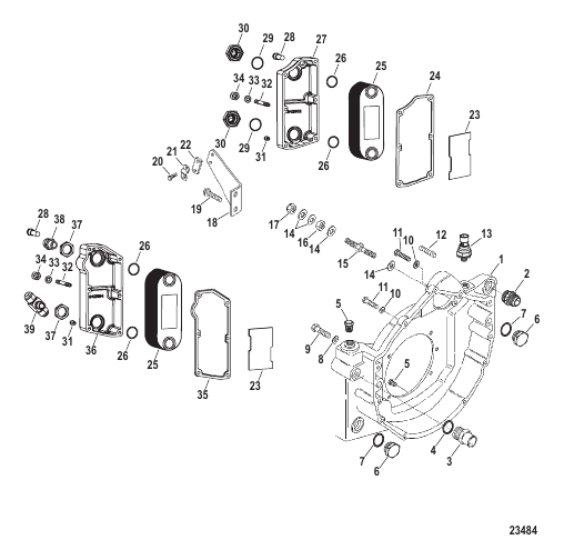 Flywheel Housing And Components
