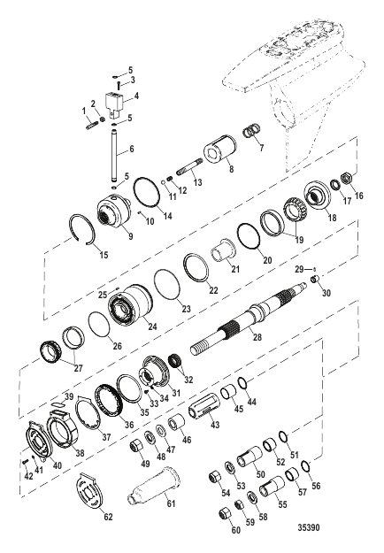 Gear Housing Assembly (Propshaft)