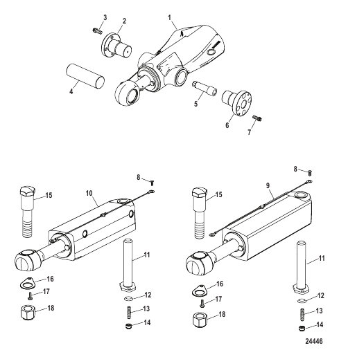 Trim And Steering Cylinders