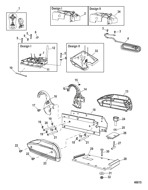 Electrical And Mount Components (Brute 75 Wireless)