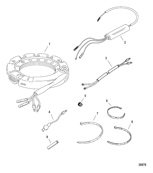 Ignition Stator Kit 3 Cylinder (832075A19)