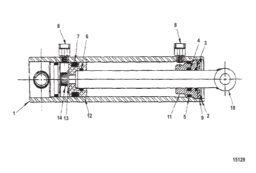 Cylinder Assembly, Hydraulic (844222A1)
