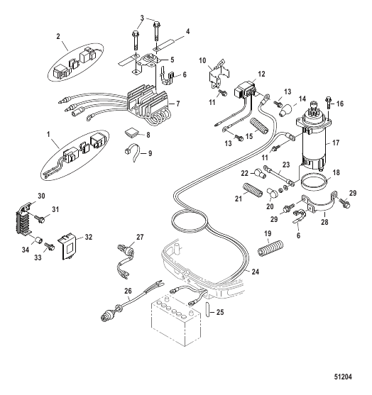 Electric Start Conversion Kit (8M0071380)