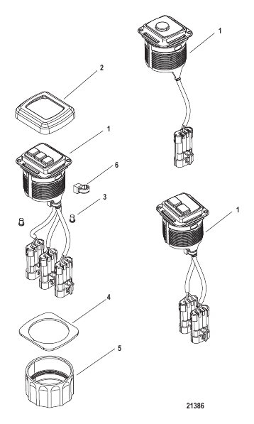 Start/Stop Switch Kit-Dash Mount 887767K01 thru K05