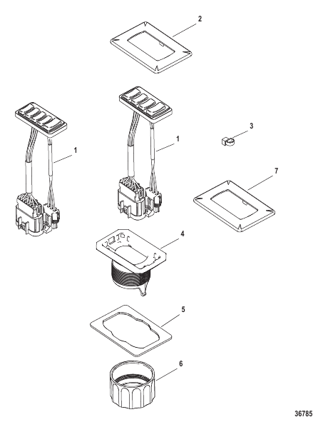 Trim Pad-Flush Mount Triple / Quad