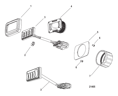 Trim Switch Assembly Triple and Quad