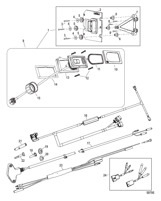 Active Trim Kit Single Engine-40/50/60 EFI FourStroke