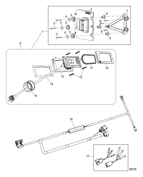 Active Trim Kit Single Engine-MerCruiser