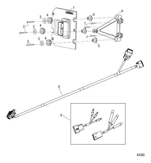 Active Trim Kit_W/O Key Pad DTS, High Perf OB and MerCruiser