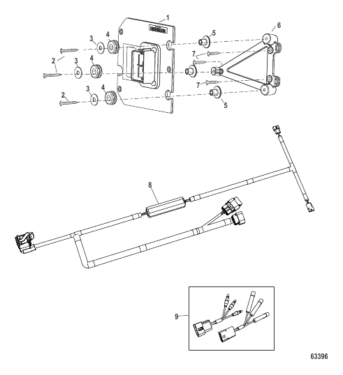 Active Trim Kit_W/O Key Pad Single Engine-MerCruiser