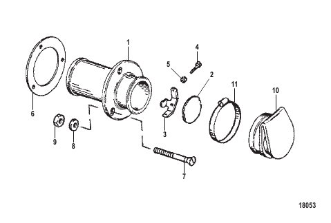 Transom Exhaust Kit (4 Inch)