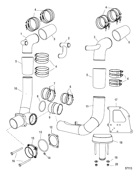 X-Haust Tailpipe Kit Outlet Port
