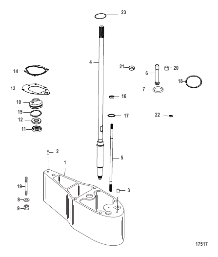 Extension Kit-2.5 Inch Driveshaft Housing (816696A1 / A2)