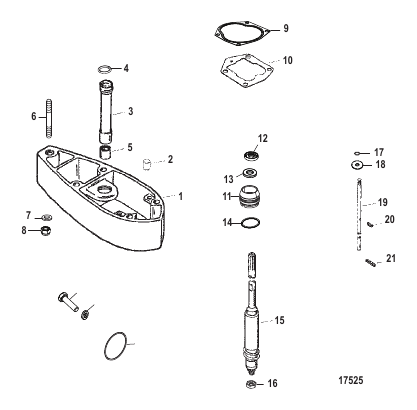 Extension Kit-22.5 Inch Driveshaft Housing (824072A3 / A4)