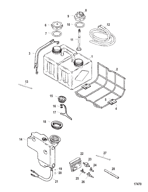 Tank Kit-Remote Oil (1263-812718A2)
