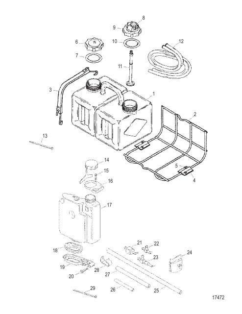 Tank Kit-Remote Oil (1255-8627A10)