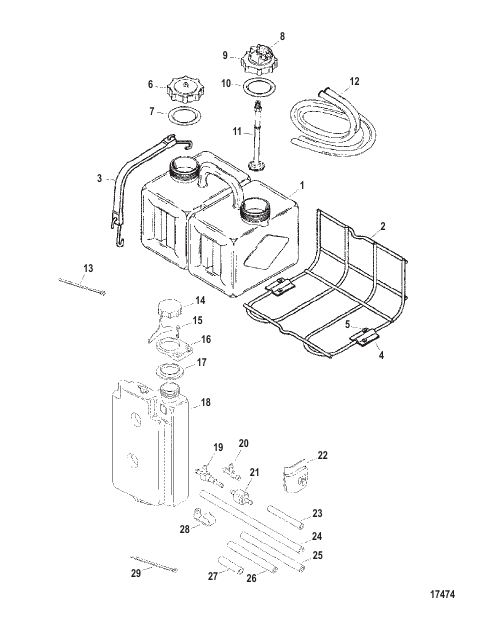 Tank Kit-Remote Oil (1256-8628A9)