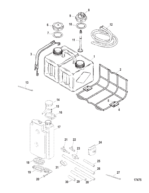 Tank Kit-Remote Oil (1256-8628A10)