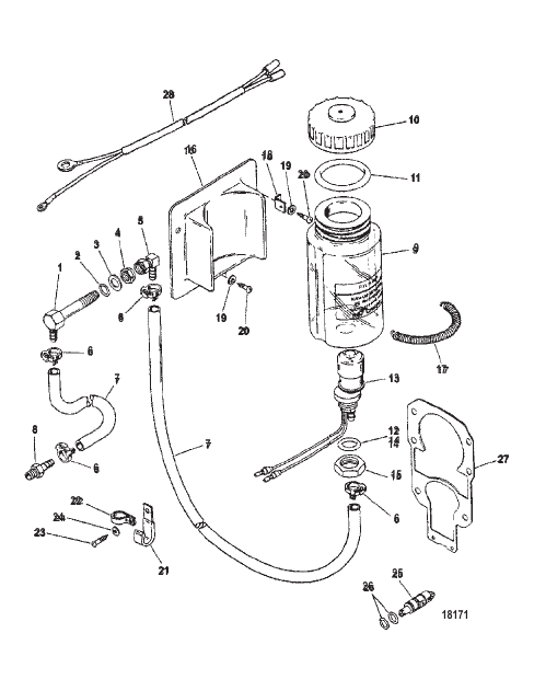 Oil Reservoir Kit (19743A 5)
