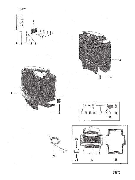 COWLING AND FRONT COVER