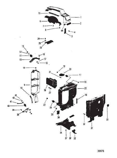COWL SUPPORT BRACKETS