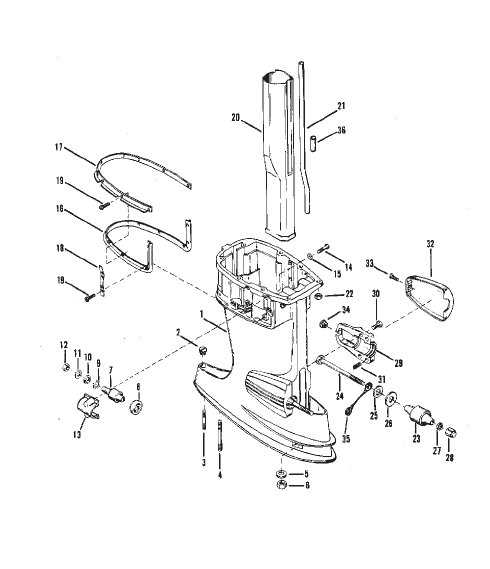 DRIVESHAFT HOUSING ASSEMBLY
